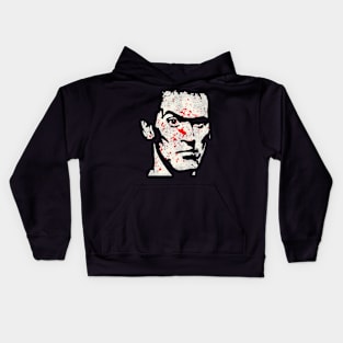 Ash Splattered Kids Hoodie